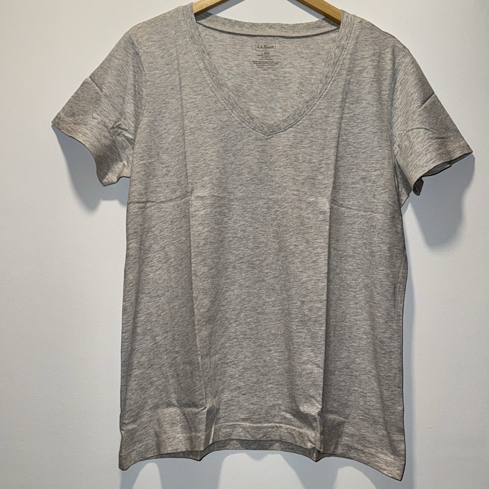 L.L. Bean V-Neck T-Shirt